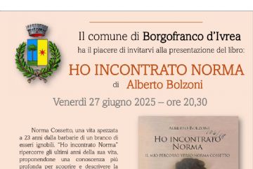 presentazione del libro: &quot;Ho incontrato Norma&quot; di A. Bolzoni